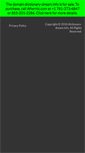 Mobile Screenshot of dictionary-dream.info